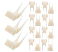 ROMISBABA 50PCS Cage Mounted Fruit Forks for Birds Stable Parrot Food Holder Skewers for Bird Cages Easy to Install Vegetable Treat Feeder to Promote Nutrition