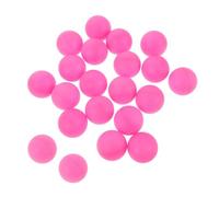 ROMISBABA 50pcs Colored Pong Balls Lightweight PP Material for Party Games Raffle Entertainment and DIY Crafts Vibrant Reusable Plastic Balls for Beer Pong Training and Group Activities