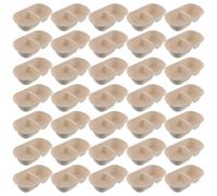 ROMISBABA 50Pcs Disposable Pet Double Feeding Bowls 1000Ml Large Capacity Dog Cage Water Bowl Dual-Purpose Food and Water Dish for Small Animals Puppy Cat