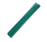ROMISBABA 50Pcs Green Floral Stem Wires Flexible Iron Wire Coated for Flower Making Accessories DIY Floristry Wreath Crafting and Bouquet Stems