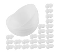 ROMISBABA 50PCS Hollow Plastic Raffle Balls with Openable Lid for DIY Craft Projects Vending Machine Capsules for Holiday Events Like Christmas and Halloween Easy to Fill Prize Draw Game
