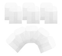 ROMISBABA 50pcs Mini Coin Envelopes 5x5cm Small Parts Pouches with Semi- Paper for Jewelry, Photos, Stamps, Hangtag Storage in Office and Craft Use