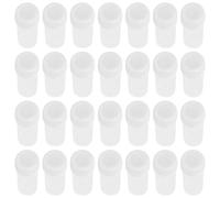 ROMISBABA 50pcs Plastic Bottles Empty Vials with Resistant Caps Environmental Friendly 5ml Capacity for Medicine Storage and Sample Dispensing