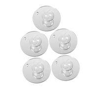 ROMISBABA 5pcs Betta Fish Tank Mirror with Stable Floating Ball Dual-sided Aquarium Training for Betta Exercise and Behavior Stimulation Easy to Adjust Fish Tank Accessories