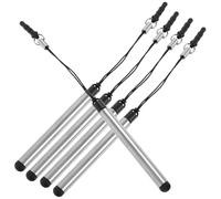 ROMISBABA 5pcs Fine Point Stylus Pens for Touch Screens High Precision Capacitive Tablet Pens Smooth Drawing and Writing and Comfortable Design for Phones and Tablets