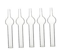 ROMISBABA 5pcs Glass Single Ball Drying Tubes High End Laboratory Equipment for Chemistry Experiments Design for Easy Observation Teaching Tool for Students