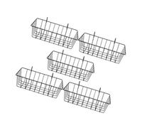 ROMISBABA 5pcs Hay Feeder Cast Basket for Animals for Chinchillas and Hamsters Easy to Clean and Convenient Pet Cage Accessory