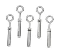 ROMISBABA 5pcs Heavy Duty Stainless Steel Expansion Bolts for Manhole Cover Lifting with Rings Masonry Fixings for Secure Installation