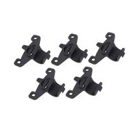 ROMISBABA 5pcs Silicone Wrap Band Pump Fixing Clip for Bike Inflator Rack Retaining Bracket Portable Cycling Pump Holder Easy Install for Bikes Black