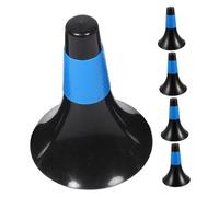 ROMISBABA 5pcs Sport Training Cones Set for Soccer Basketball Football Drills Plastic Agility Markers with Stable Base High Visibility for Precision and Portable Use
