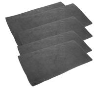 ROMISBABA 5pcs Washable Guinea Pig Blanket Small Animal Cage Liners Soft Warm Fleece Pads for Hamsters and Small Pets Bedding and Stylish Grey Mats