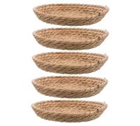 ROMISBABA 5pcs Woven Bird Nests for Comfortable Breeding Natural Material for Chickens Pigeons and Other Animals for Home Decor and Garden Use