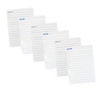ROMISBABA 6 Sheets Magnetic Weekly Whiteboard Calendar for Fridge Dry Erase Memo Board Planner with Removable Notes for Office Home Study Organization