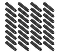 ROMISBABA 600pcs Black 3.5mm Vinyl Rubber Screw Caps Bulk Protective Bolt Covers for Threaded Screws, Hardware End Caps Suitable for Metal Tubes and Industrial Fasteners