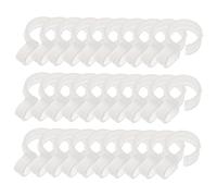 ROMISBABA 60pcs Windproof Clothes Hanger Hooks for Home Lightweight PP Plastic Fixing Buckles Easy Installation for Indoor Outdoor Balcony Anti-Aging Non-deformable Round Windproof Clips