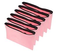 ROMISBABA 6pcs Canvas Pouches Makeup Bag Pencil Bag Candy Jewelry Storage Accessories Travel Multifunctional Storage Solution
