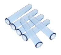 ROMISBABA 6pcs Clear Hydroponic Test Tube Vases DIY Flower Propagation Tubes for Home Office Decoration Clean Transparent Plant Planters for Unique Floral Arrangements