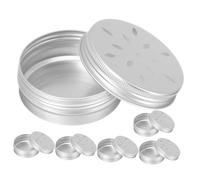 ROMISBABA 6pcs Dog Scent Training Boxes Aluminum Odor Canisters with Perforated Lids for Small Dogs Snuffle and Nose Work Training Tools and Reusable