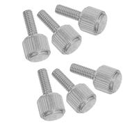 ROMISBABA 6pcs M2.5 X 8mm Knurled Thumb Screws for Caliper, Metal Threaded Lock Screws Universal Compatibility and Precision Stability, for Daily Use and Industrial Measurement
