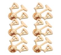 ROMISBABA 6Pcs Metal Libra Lapel Pin Brooch Set for Men’S Suit Accessories Shirt Collar Brooch Pins for Jackets Sweaters and Formal Events