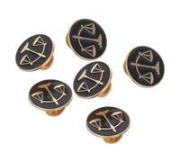 ROMISBABA 6Pcs Metal Libra Scale Brooch Pins for Lawyers and Law Students - Justice Balance Lapel Pins Collar Brooches, Men’S and Women’S Suit Accessories for Legal Profession