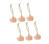 ROMISBABA 6pcs Natural Pink Salt Block for Horses Deer and Livestock Organic Mineral Source for Immune Support and Health Easy Access Salt Lick for Cattle and Animals