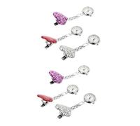 ROMISBABA 6pcs Nurse Watch Hanging Heart Fashion Nursing Pocket Watch for Students Nurses Clip