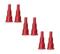ROMISBABA 6pcs Portable Gas Tank Transfer Valves Plastic Refill Nozzles Easy Install Camping Gas Converter Accessories for Bbq and Outdoor Use