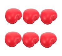 ROMISBABA 6Pcs PU Hand Grip Balls for Elderly Hand Squeeze Exercise Finger Training Muscle Strengthener Rehabilitation Therapy Stress Relief Soft Sponge Material Compact Lightweight