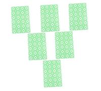 ROMISBABA 6pcs Rabbit Cage Mats Green Plastic Anti-scratch Pet Foot Pads Non-slip Protective Cushion for Small Animals Hamsters Guinea Pigs Chinchillas Random Color