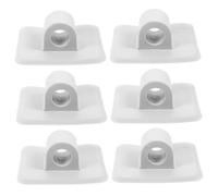 ROMISBABA 6pcs Rubber Boat Motor Bracket with Kayak Engine Support Clips for Inflatable Canoes and Rafts Reinforced Square Mount for Stable Silent Fishing and Rafting Motor Fixing