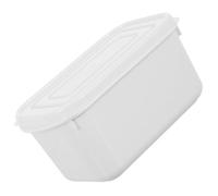 ROMISBABA 700ml Butter Storage Container with Lid for Kitchen Countertop and Refrigerator, Stackable and Reusable Food Preservation Box Made of Sturdy Pp and Pe Materials