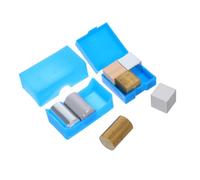 ROMISBABA 7pcs Metal Density Block Copper Aluminum Iron and Wooden Density Cubes Cylinder for Gravity Activities Teachers Students and Science Enthusiasts