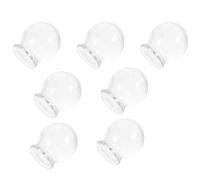ROMISBABA 7pcs Thickened Glass Vacuum Suction Cups for Body Cupping Therapy, Household Professional Massage Tool for Muscle Relief and Facial Massage