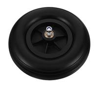 ROMISBABA 8 Inch Solid Pu Front Wheel for Wheelchair with Fat Tire Structure and Anti-Slip Design, Maintenance-Free Replacement Part for Seniors Electric Power Wheelchairs and Outdoor