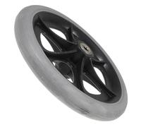 ROMISBABA 8 Inch Solid Tire Front Wheel Replacement for Wheelchair, Sturdy Plastic Material with Silent Operation and Good Load-Bearing Capacity, Wheelchair Accessory for Smooth Mobility