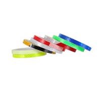 ROMISBABA 8 Rolls Bike Reflective Stickers Night Safety Decals for Mountain Bicycle Wheels Spokes Reflectors Attachment