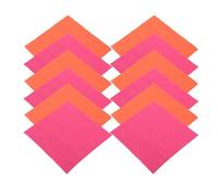ROMISBABA 80pcs Disposable Party Paper Napkins Set - Colorful Pink and Bright Orange Decorative Dinner Napkins for Birthday, Wedding, Picnic, and Shower Table Decorations