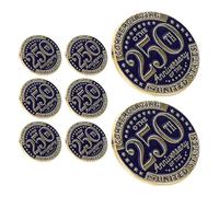 ROMISBABA 8pcs Anniversary Brooch Usa Independence Day Pins Patriotic Lapel Pins for Veterans Day Souvenir America Birthday