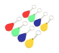ROMISBABA 8pcs Foldable Handheld Magnifiers Portable Pocket Magnifying Glass with Acrylic Lens for Seniors Students Scratch Resistant Compact Design for Reading Books Maps Coins Stamps