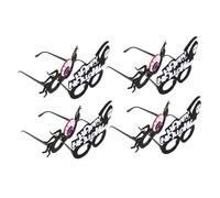 ROMISBABA 8pcs Halloween Party Glasses Non Woven Fabric Eyewear with Eyeball and Grim Reaper Shapes Novelty Photo Booth Props for Spooky Group Photos and Festive Costume Accessories