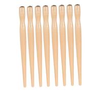 ROMISBABA 8pcs Wooden Calligraphy Dip Pen Holders for Artists and Comic Creators Compatible with Various Nibs Comfortable Straight Grip for Precise Drawing Lettering and Painting Tools