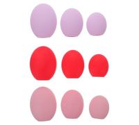 ROMISBABA 9pcs Silicone Makeup Brush Protectors Covers to Keep Brush Head in Good Shape Assorted Colour Set for Daily Use and Travel