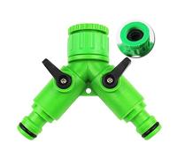 ROMISBABA Abs Garden Hose Splitter Connector with Valve Leak Y Type Hose Tap Fitting for Durable Water Distribution Easy Installation and Garden Use