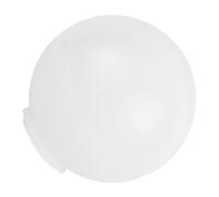 ROMISBABA Acrylic Milky White Globe Lampshade Protective Cover for Outdoor Wall Pole Lamps Lightweight Decorative Replacement Light Shade for Garden and Modern Pendant Lighting