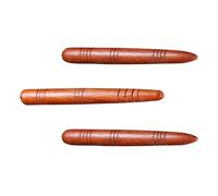 ROMISBABA Acupuncture Point Massager Sticks Round Acupressure Massage Rods 3pcs Wooden Easy to Carry for Back and Legs for Travel and Comfortable the Skin