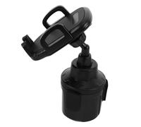 ROMISBABA Adjustable Car Cup Holder Phone Mount with Rotation Anti-slip Interior Space-saving Design Compatible with All Smartphones Gravity Cell Phone Holder for Car Dashboard and Vent