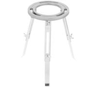 ROMISBABA Adjustable Lab Tripod Stand with Stable Platform, Portable Aluminum Alloy and Stainless Steel Burner Tripod Stand for Chemistry Teaching and Laboratory Demonstrations