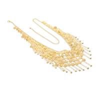 ROMISBABA Adjustable Metal Coin Waist Belt for Women Ethnic Tassel Multilayer Body Chain Jewelry Vintage Inspired Belly Dance Accessory Fits Various Waist Stylish for Bohemian and Modern