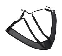 ROMISBABA Adjustable Padding with Shoulder for Harness Comfortable Strap Saxophone Black Cloth and Metal Material Playing Musical Instruments Alto and Tenor Saxophones Beginners
